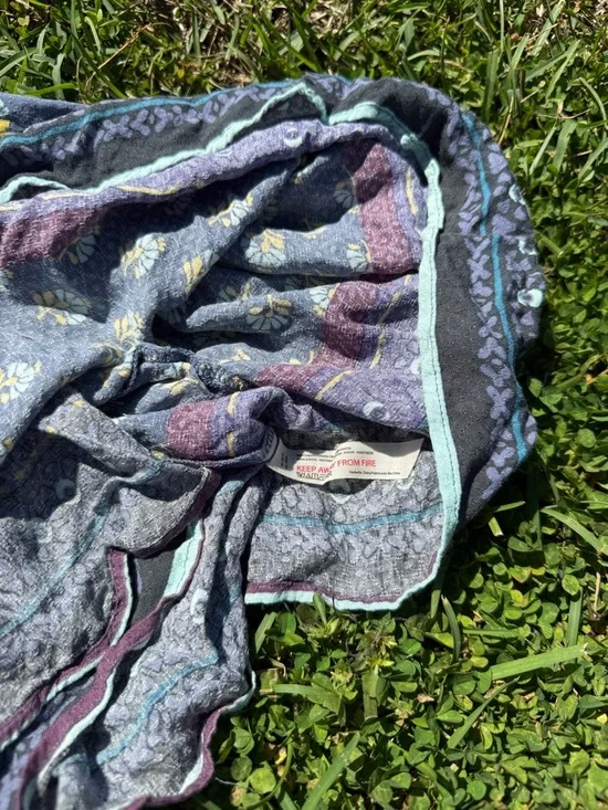 Free People Intimately Rule the World Romper Blue Purple Boho Festival Size S - Picture 7 of 11